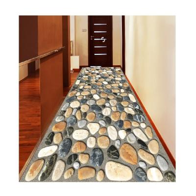 China Low Price CLASSIC Stone Printed Carpet Outdoor Hallway Rug Covers for sale