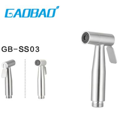 China Without Referral Stainless Steel Bidet Spray Shower Head Toilet Adapter Hose Shattaf Kit GB-SS03 Handheld Kit for sale