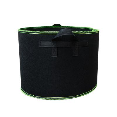 China 5/10/20/100 Gallon Size Cloth Recyclable Custom Nonwoven Biodegradable Felt Vegetable Green Growing Bags for sale