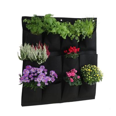 China Recyclable Wholesale Eco-Fridenly Vertical Three-Dimensional Plant Grow Bags Garden Nonwoven Planter Garden Supplies Raised Grow Bags for sale