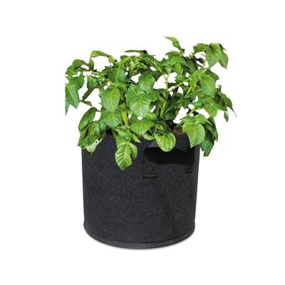 China Wholesale Recyclable Tomatoes Breathable Vegetable Eco-friendly 150 Gallon Black Planting Bag for sale