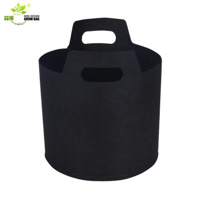 China Eco-friendly/UV Resistance Customized Professional Heavy Soft Fabric Tomatoes Plant Pots 5 Gallon 3 Gallon Grow Bags With Handles for sale