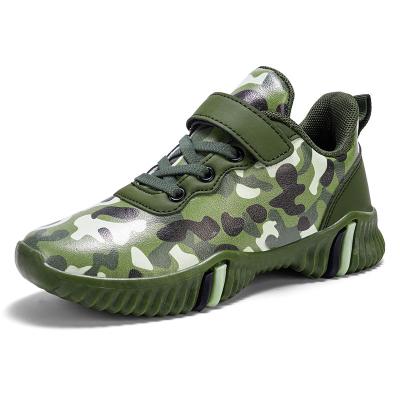 China Children's sports shoes winter light camouflage shoes boys gender warm leather outdoor children's sneakers for sale