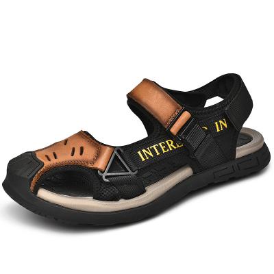 China Adult Flat Open-Toed Sandals Men's Summer Outdoor Sports Large Size Beach Men's Shoes for sale