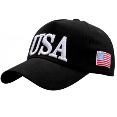 China Custom Hats USA Cross Ponytail Logo Plain Dad Distressed Hat JOINT Embroidery 3D Baseball Caps for sale