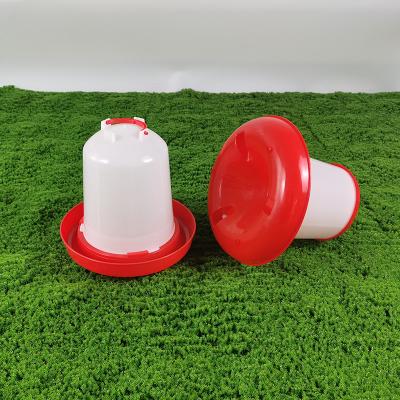 China Plastic 22.5cm(H)*26cm(D) Chicken Feed Dispenser Waterproof Chicken Duck Turkey Geese Feed Equipment for sale