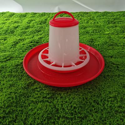 China Portable Durability Chicken Feeding Tray for Farms Retail - Lightweight Red for sale