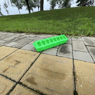 China Weather Resistant Rectangle Poultry Feeding Trough No Sharp Edges Rectangular Shape for sale