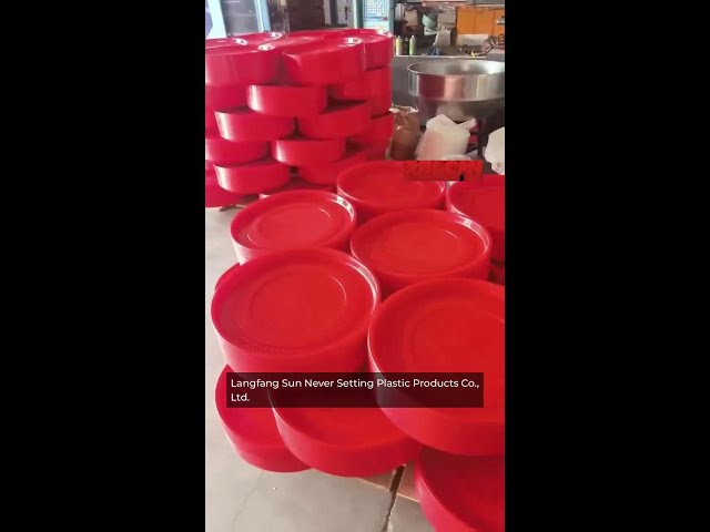 circular plastic chicken feeding trays for enhanced feed efficiency long life-span
