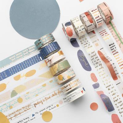 China Waterproof No Minimum Custom Design Shape Mini Washi Tape Adhesive Thin 48mm Tartan Decoration Blanking Washi Tape for sale