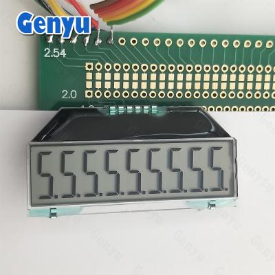 Κίνα Προσαρμοσμένη οθόνη LCD TN Segmented COG PIN χωρίς φως πίσω για μετρητές νερού προς πώληση