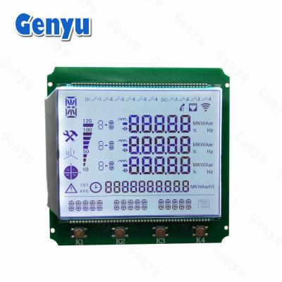 China Módulo LCD de segmento personalizado 7 14 Segmento LCD Display HT1623 Para caixa de medidor à venda