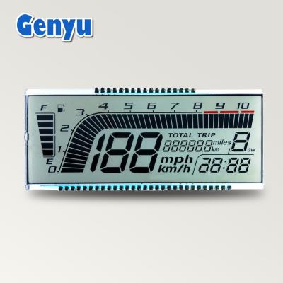 China Pantalla LCD hecha a medida Pantalla de segmento HTN 46PIN Legible a la luz solar en venta