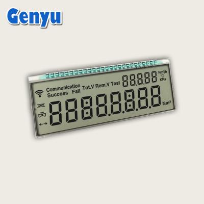 China Display LCD de segmento personalizado 6 O'Clcok 3.3V 26PIN para medidores de gas en venta