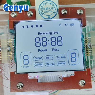 China LCD Seven Segment Display Digital LCD Display HTN White Backlight For Smart Home for sale