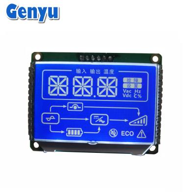 China STN Negativo Display LCD de sete segmentos 3,3 V Display LCD com conector PIN à venda