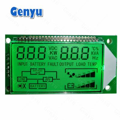 China Aangepaste LCD-segmentdisplay TN Positieve LCD-display PIN Connect Voor UPS Te koop