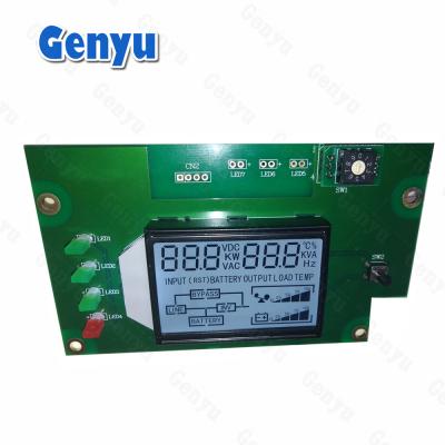 China 5.0V LCD Segment Screen TN Monocromo LCD Display Branco LED Backlight Placa de PCB à venda