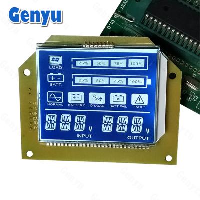 China TN LCD Screen LCD Segment Display fundo escuro luz de fundo branca SMT_HT1621 à venda