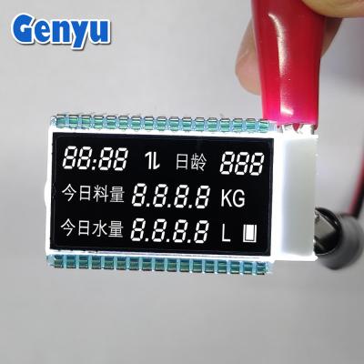 Cina Modulo LCD VA negativo caratteri bianchi schermo nero 4.5V 34PIN per alimentatore in vendita