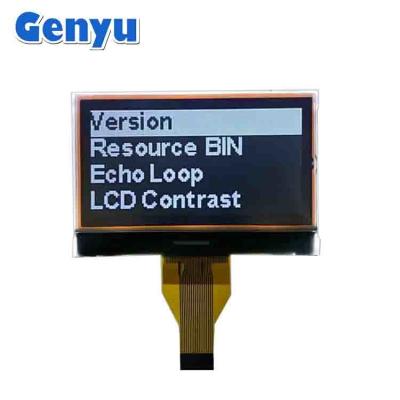 중국 DFSTN 2.4 인치 LCD 디스플레이 128x64 18pin FPC SPI COG LCD 휴대용 장치 판매용