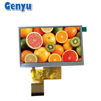 Chine TN 4,3 pouces Panneaux LCD TFT 6 heures 480x272 points ST7282 40PIN Interface RVB à vendre