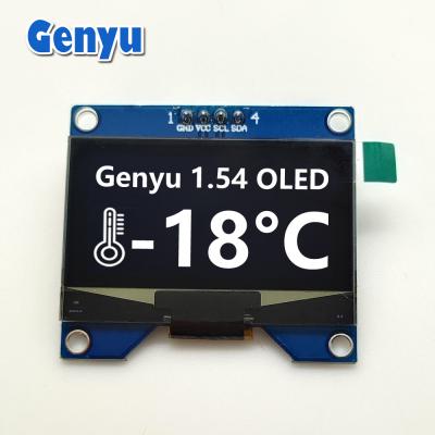 Cina 1.54 pollici monocromo OLED Display Module 128x64 Dots CH1116 IIC Interfaccia in vendita