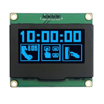 Китай SSD1309 1,54 дюймовый OLED экран Синий больший пластинка PCB 128x64 I2C OLED дисплей продается