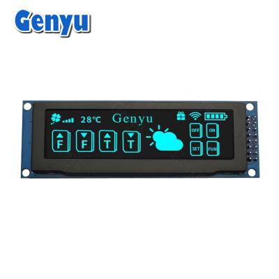 Chine 3.12 pouces Couleur bleue 256x64 Affichage OLED SSD1322 Affichage OLED Interface SPI à vendre