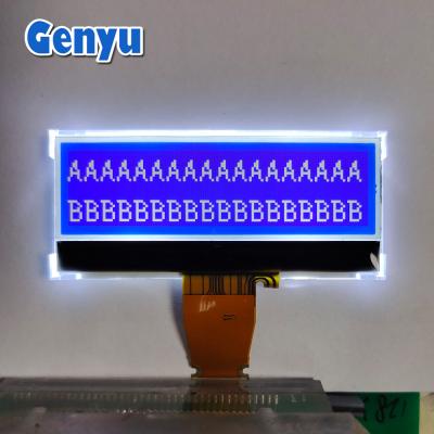 Chine 2.18 pouces COG Affichage graphique LCD 128x64 points STN bleu Interface SPI 10PIN à vendre