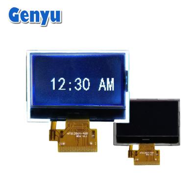 Chine 1.7 pouces écran LCD 128 * 64 FFSTN négatif 1.8V 21PIN Interface parallèle à vendre