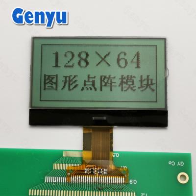 China 2.4-Zoll-LCD-Bildschirm FSTN 128x64-LCD-Bildschirm reflektiert 27PIN 8 Bit parallel zu verkaufen