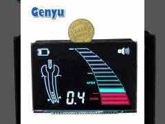 Black VA Segmented LCD Display 25PIN For Dental Measuring Instruments