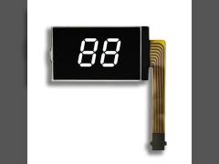 Black VA Type LCD Display Panel 2 Digit  LCD Display 8PIN FPC Connect 5V Supply