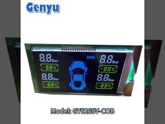 VA Segmented LCD Display Black Screen Module COB+PIN For Car Tire Pressure