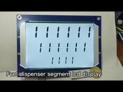 4.8V Electronic Lcd Display 664 Fule Dispenser TN Segment 130PIN White Backlight