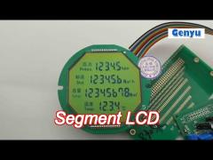 2.36 inch segment lcd display round stn lcd display no backlight