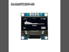 0.96 Inch OLED Screen Module White 128*64 Pixels SSD1306 I2C Interface