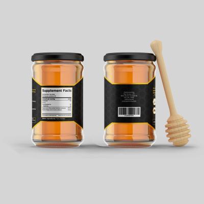 China Waterproof Custom Polish Private Label Manuka Honey Label Stickers Honey Jar Private Label for sale