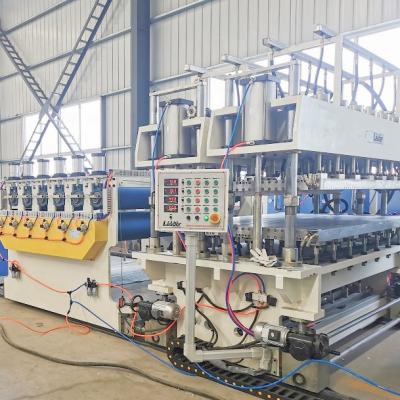 China PC sheet sun roofing panel extrusion line polycarbonate cavity sun panel machine for green house for sale