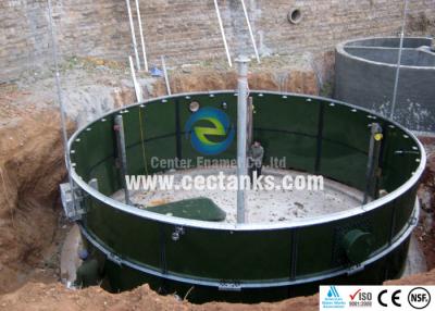 China High Chemical resistance Glass fused bolted wastewater treatment tanks for sale