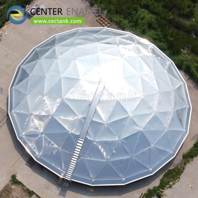 China Aluminum Geodesic Dome Roofs for the Oil Storage Industry: A Reliable Solution for Tank Protection for sale