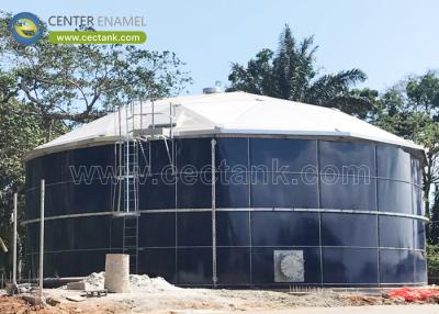 China Vitreous enamel steel anaerobic waste water treatment , digesters for biogas for sale