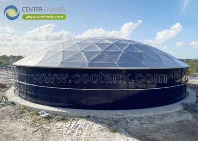 China Sewage Holding Tank consist of glass lined steel panels with superior tank performance for sale