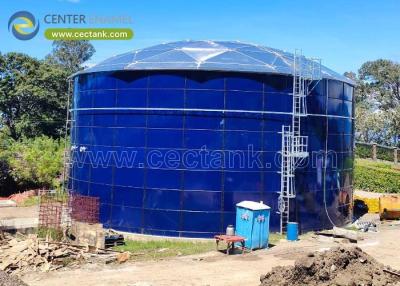 China Tanque gigante de esmalte Almacenamiento de granos Silos de acero revestido de vidrio instalados para almacenamiento de granel seco en venta