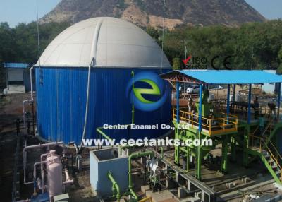 China 0.25 mm laagdikte Biogas opslag systeem met PVC dubbel membraan gashouder dak Te koop