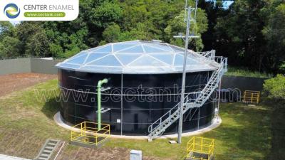 China Glass Lined Coated Industrial Wastewater Storage Tanks with 30-Year Span Life by Center Enamel for sale