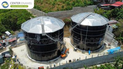 China Long Lifespan Glass-Fused-to-Steel Tanks as Aeration Tanks for Municipal Wastewater Treatment à venda