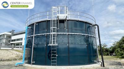 China Glas gesmolten op staal afvalwatertank voor biogasinstallaties en afvalwaterzuiveringsinstallaties Te koop