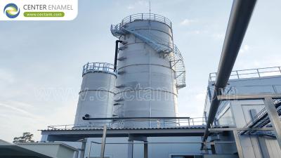 China Stainless Steel Waste Water Storage Tanks for Biogas Plants by Center Enamel for sale